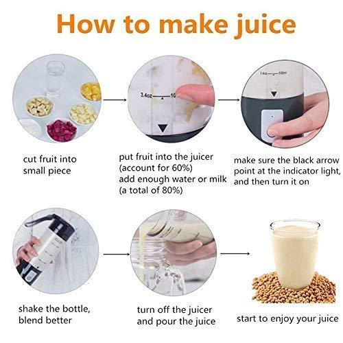 Portable Electric 6 Blade USB Juice Maker